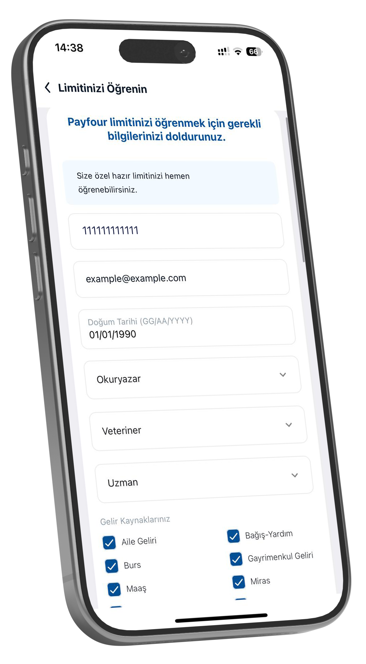Payfour Hazır Limit