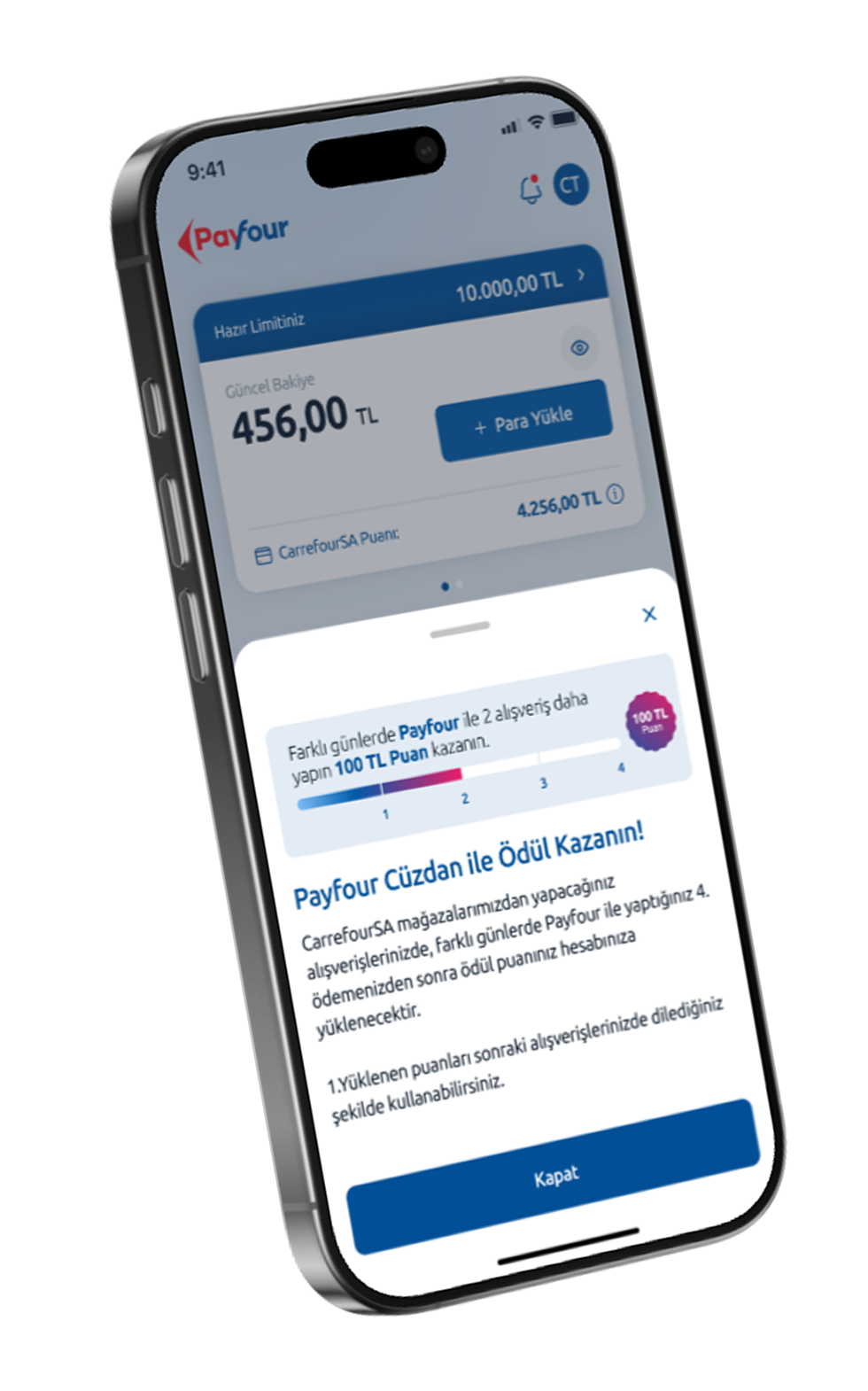 Payfour Puan Kazanımı